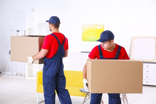 Man with van service handling a Belgravia property move