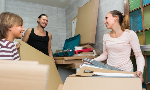 Belgravia Removals team preparing a move with safety equipment