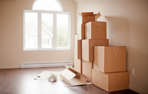 Commercial moving team planning a relocation in Belgravia