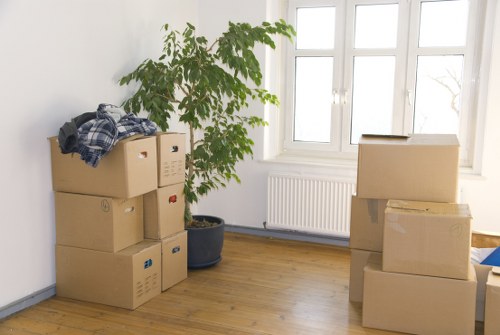 Protective packing for delicate items in a Belgravia removal