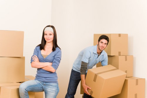 Team coordinating a smooth relocation process with attention to detail