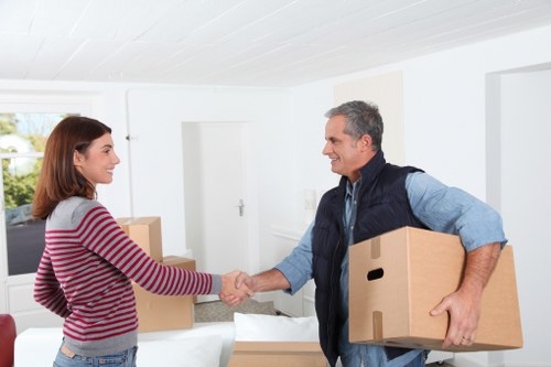 Commercial packing and unpacking services in Belgravia office move