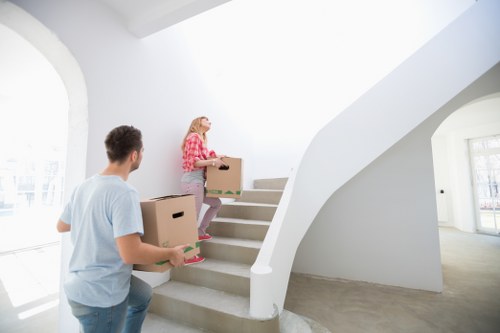Safe transport of a piano through a Belgravia property